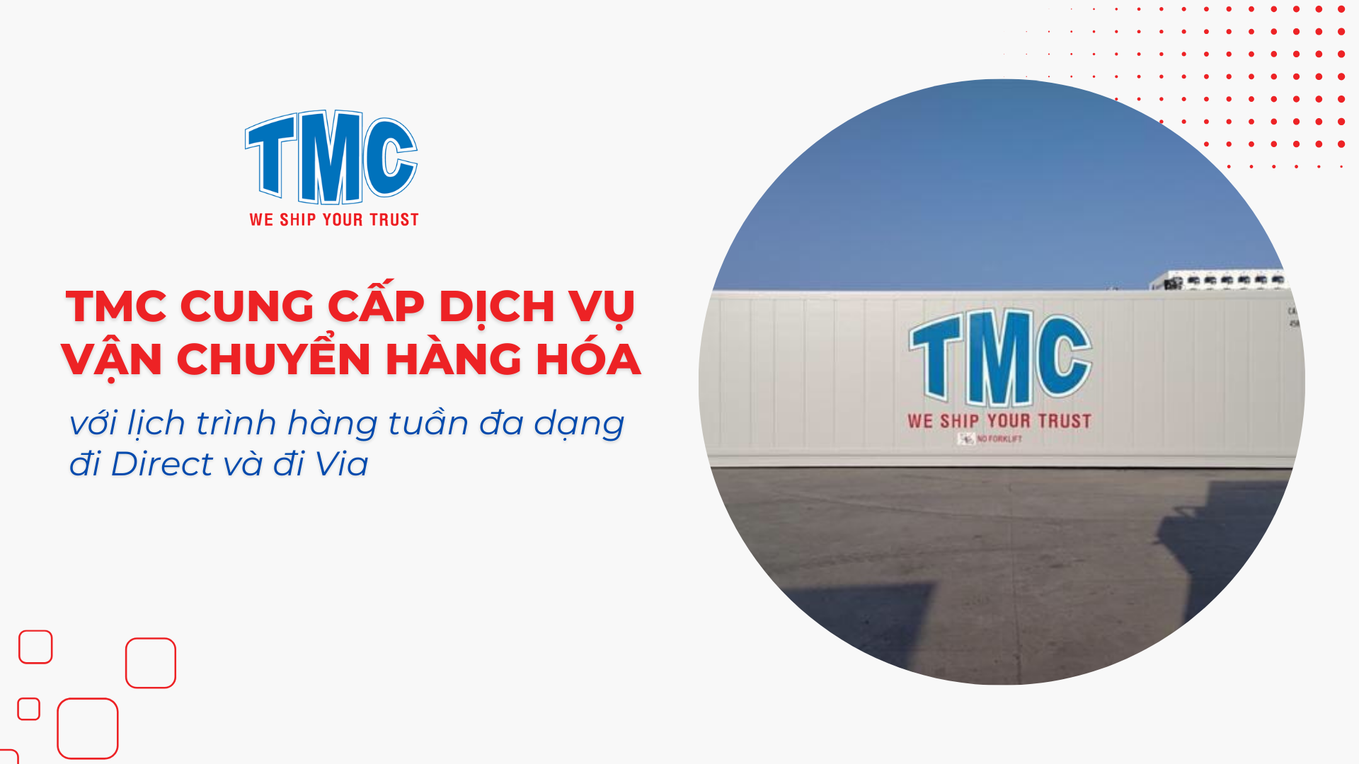 TMC cung cap dich vu van chuyen